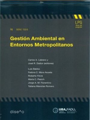 cover image of GESTION AMBIENTAL EN ENTORNOS METROPOLITANOS